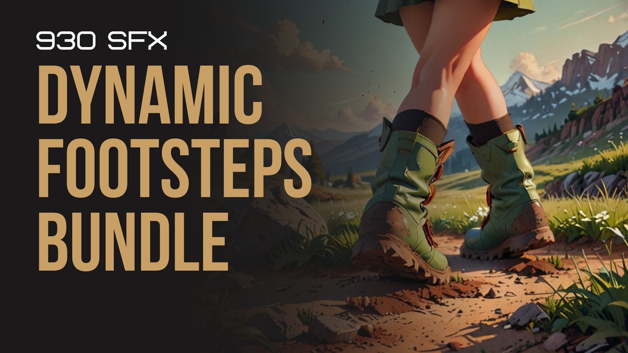 Media 1 for listing Dynamic Footsteps Bundle - SFX