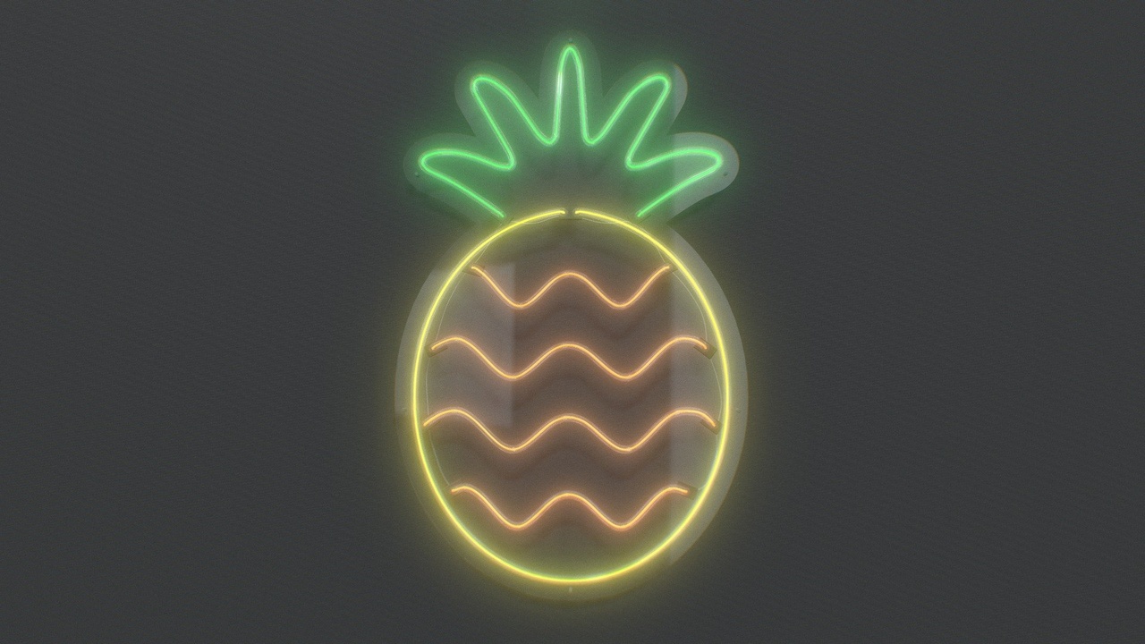 Media 1 for listing Pineapple - Neon Sign
