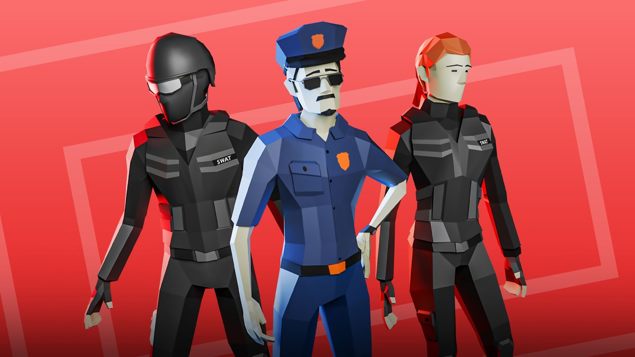 Media 1 for listing Low Poly Police & SWAT Character Pack