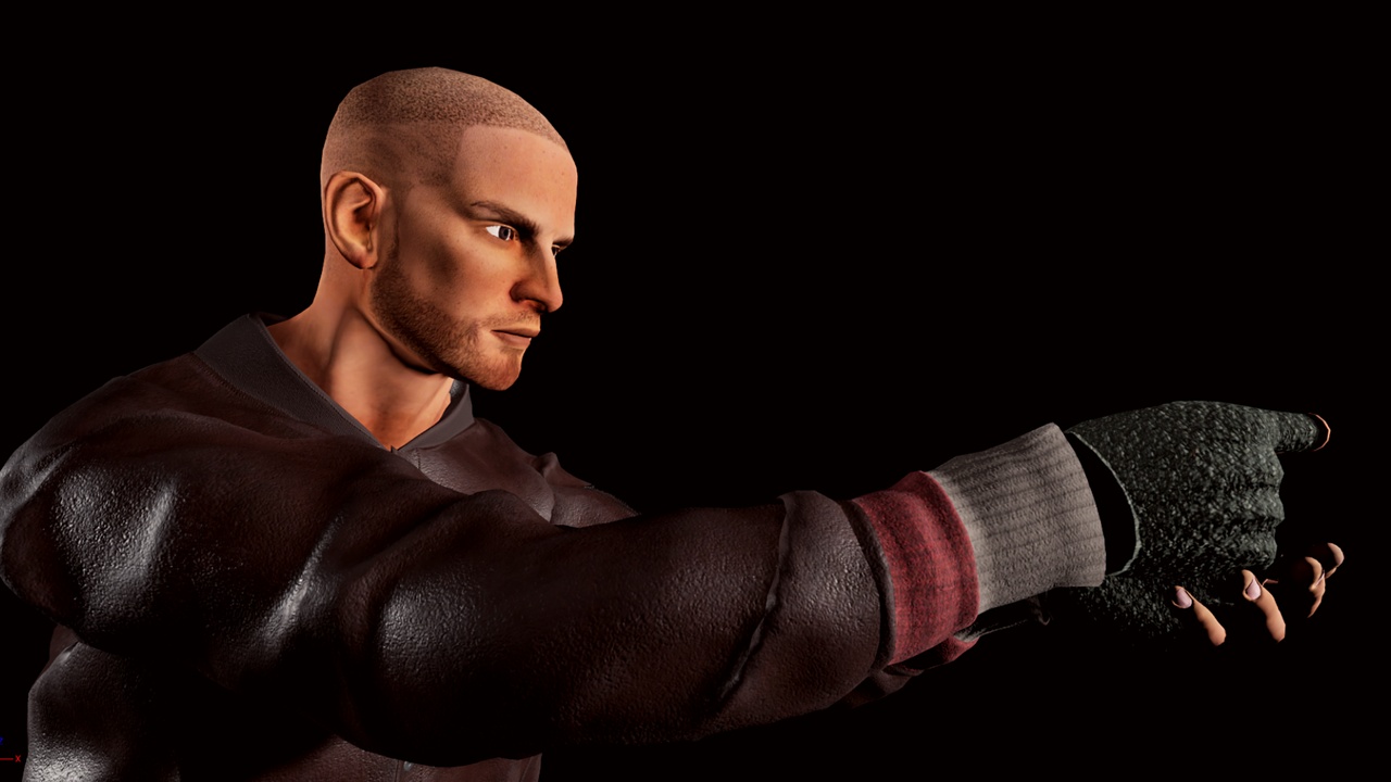 Media 1 for listing Man Character (Character, Man, Man Character, Action Hero, Action Character)
