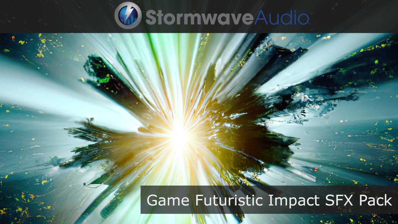 Media 1 for listing Game Futuristic Impact Sound Effects Pack