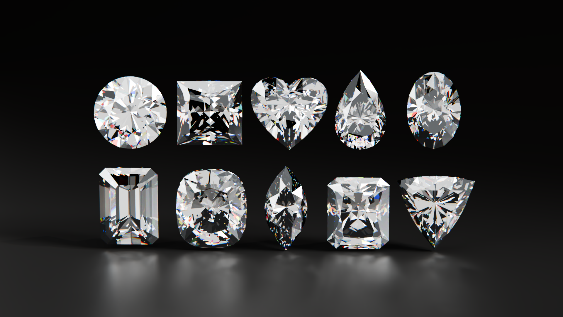 Perfect 10 Diamond Cut Collection 3D model | Fab