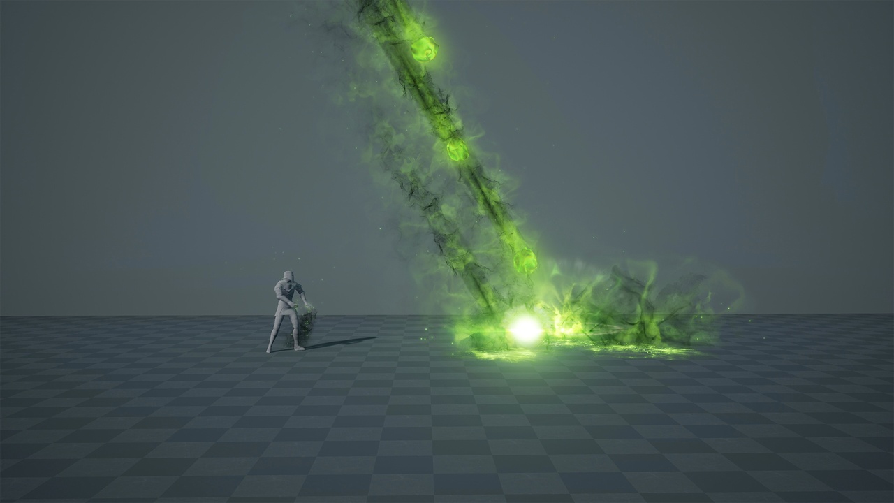 Media 1 for listing Poison Fighter - Spell VFX Pack