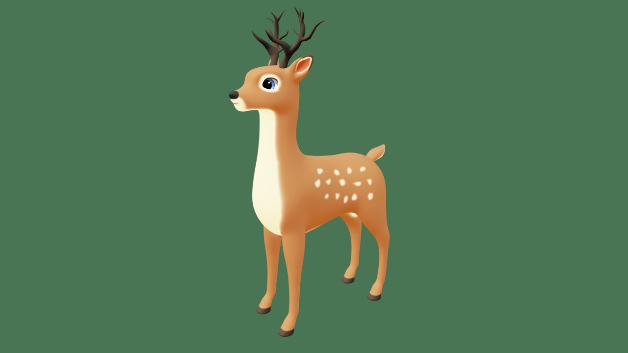 Media 1 for listing Stylized Deer