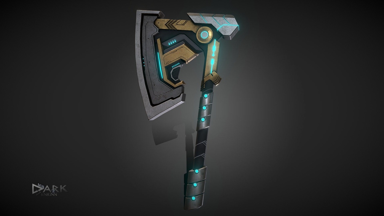 Media 1 for listing Scifi Hammeraxe forged in 2077