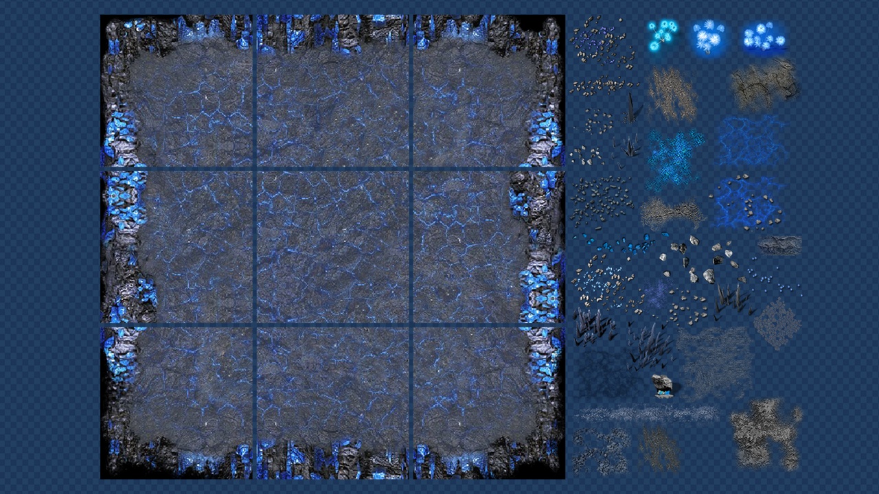 Media 1 for listing 2D BLUE PLANET TILES and DECALS