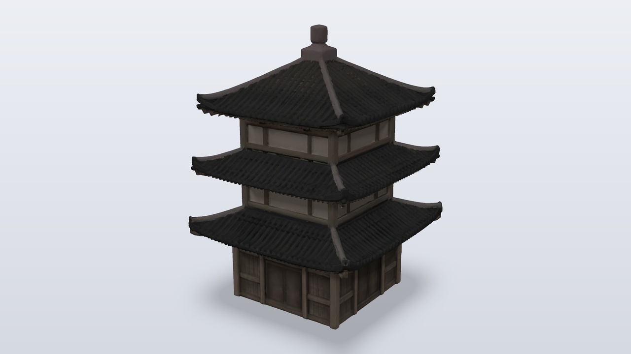 Media 1 for listing Traditional Japanese Three Story Pagoda