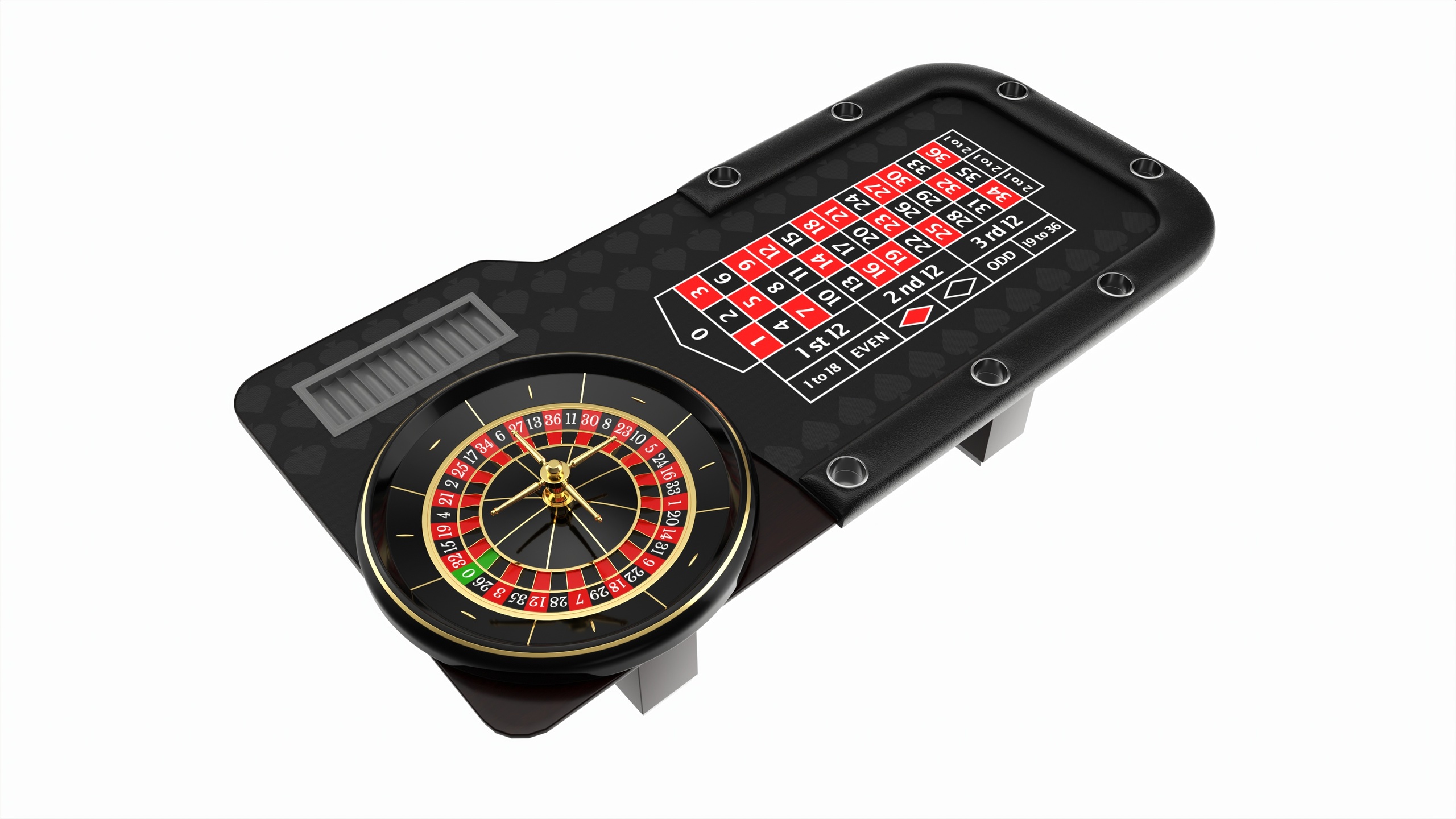 Media 1 for listing Casino European Table with Roulette Wheel