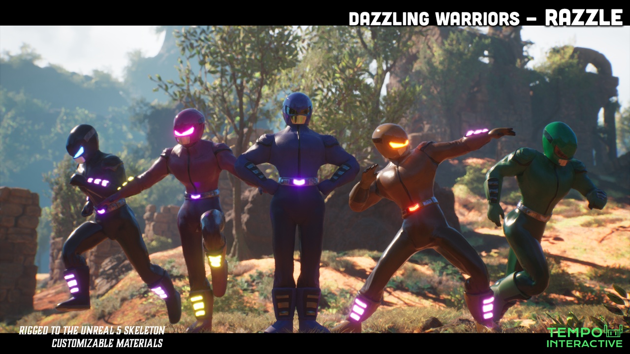 Media 1 for listing Dazzling Warriors - Razzle Superhero