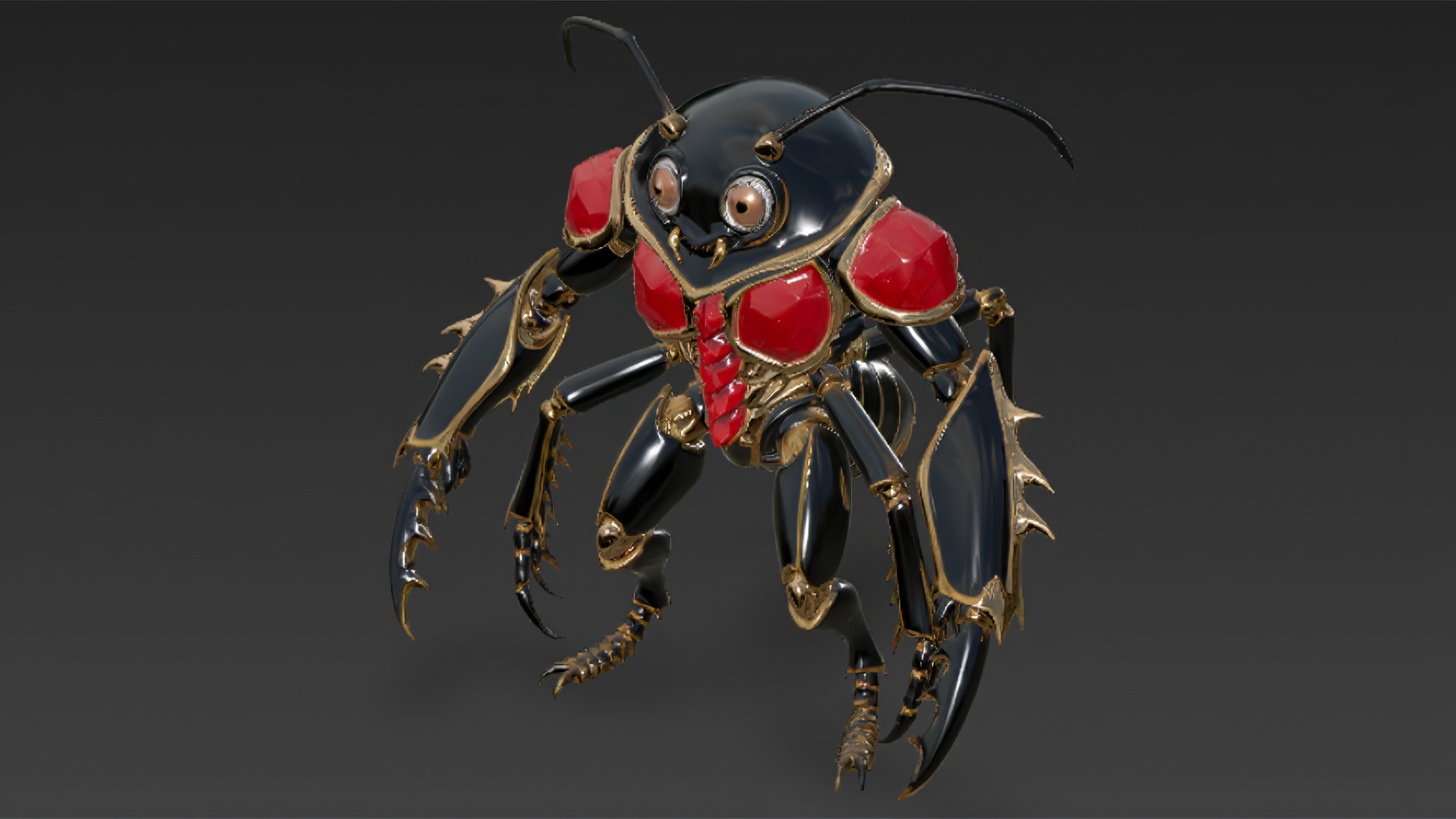 Demoness Insect Insect Carapace Demon 3D model | Fab