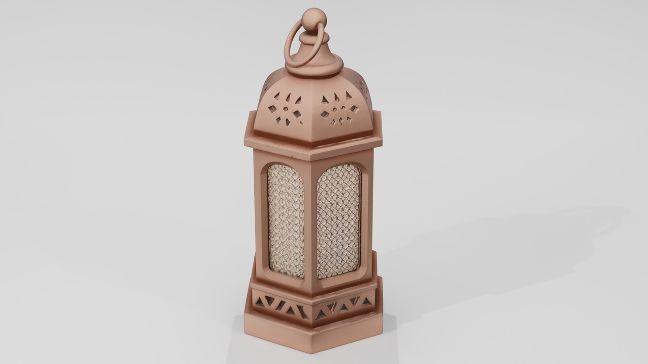 Media 1 for listing Ceiling Light 3D Model – Interior Lamp, Low Poly