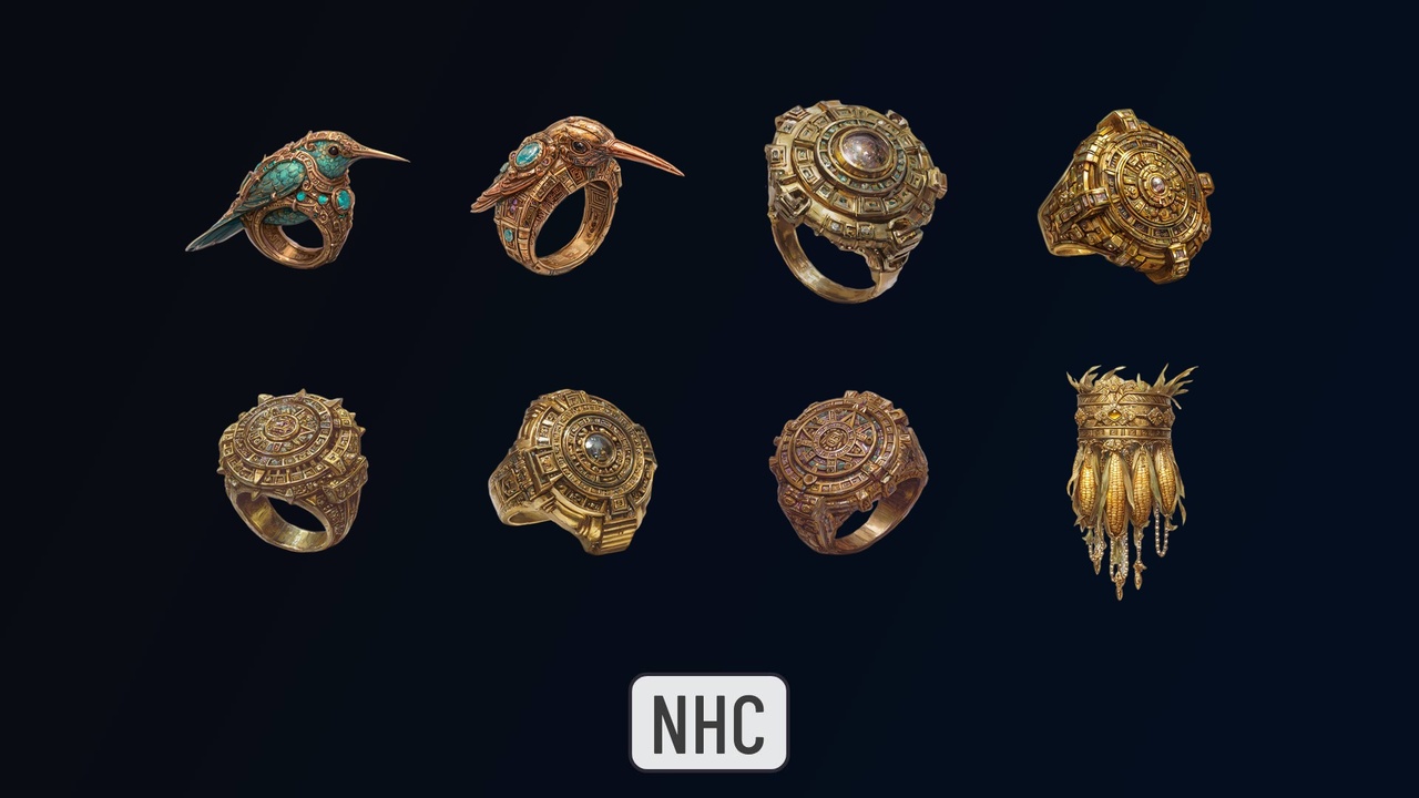 Media 1 for listing NHC - Aztec Relic Jewelry
