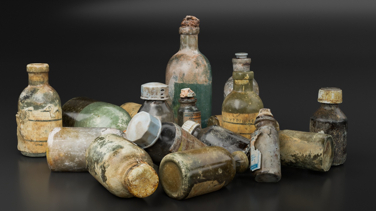 Media 1 for listing Medical Old Bottles Collection