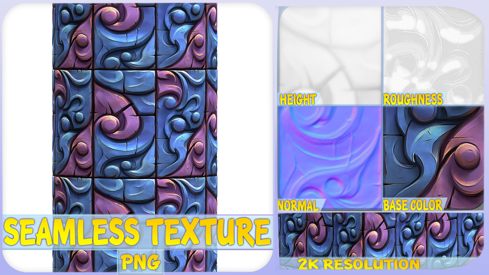 Stylized Wall Seamless Texture | Fab