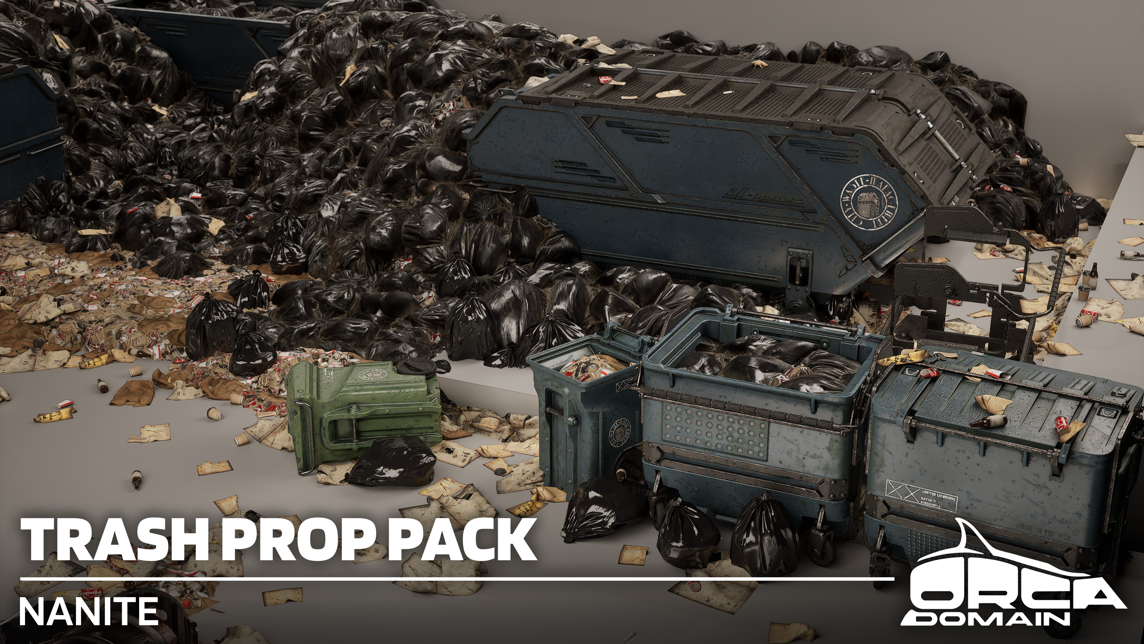 Trash Prop Pack - Nanite | Fab