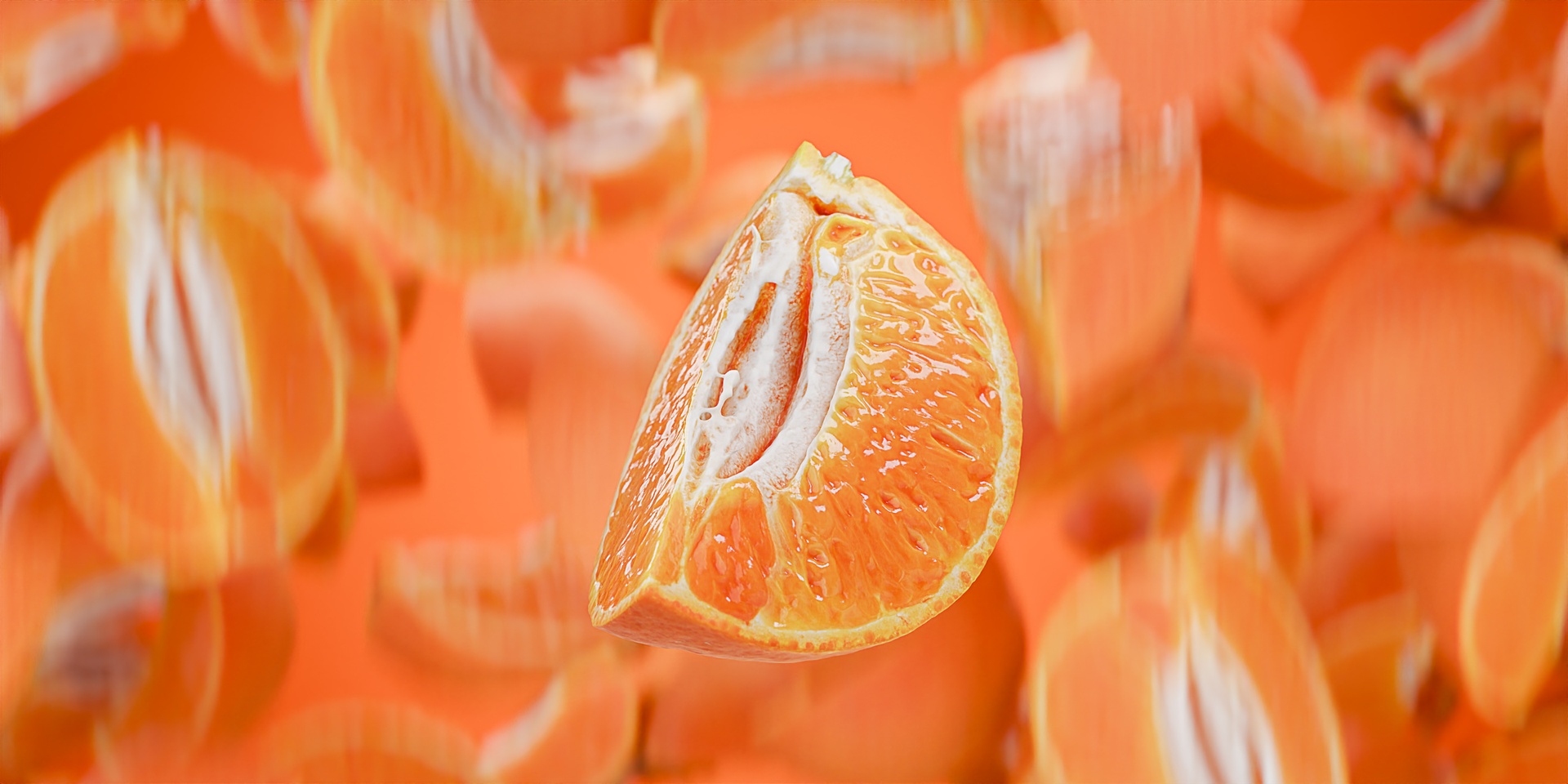 Media 1 for listing 3D Scan - Orange Slice 2