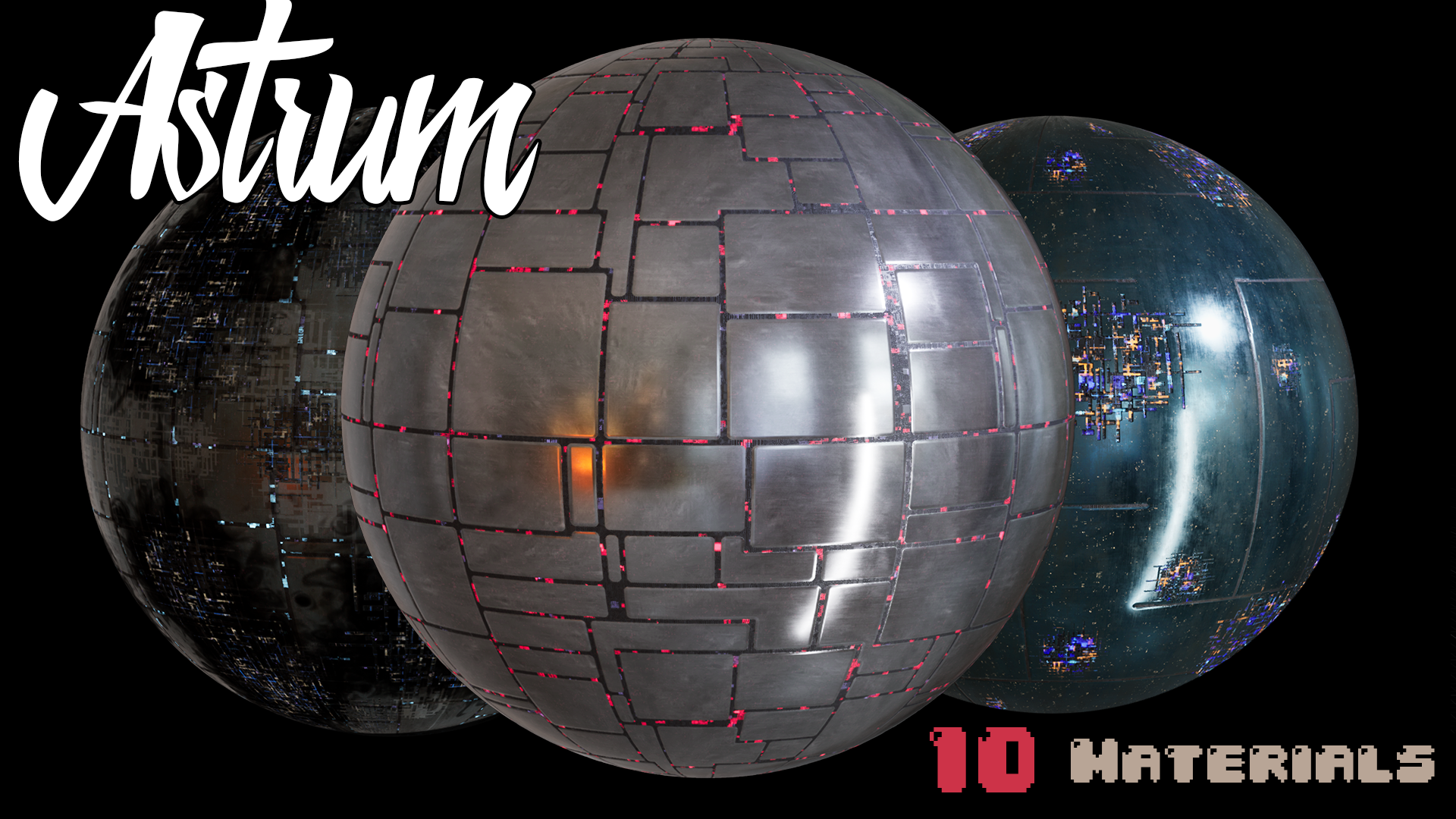 Astrum - Materials Pack | Fab, image size:1920x1080