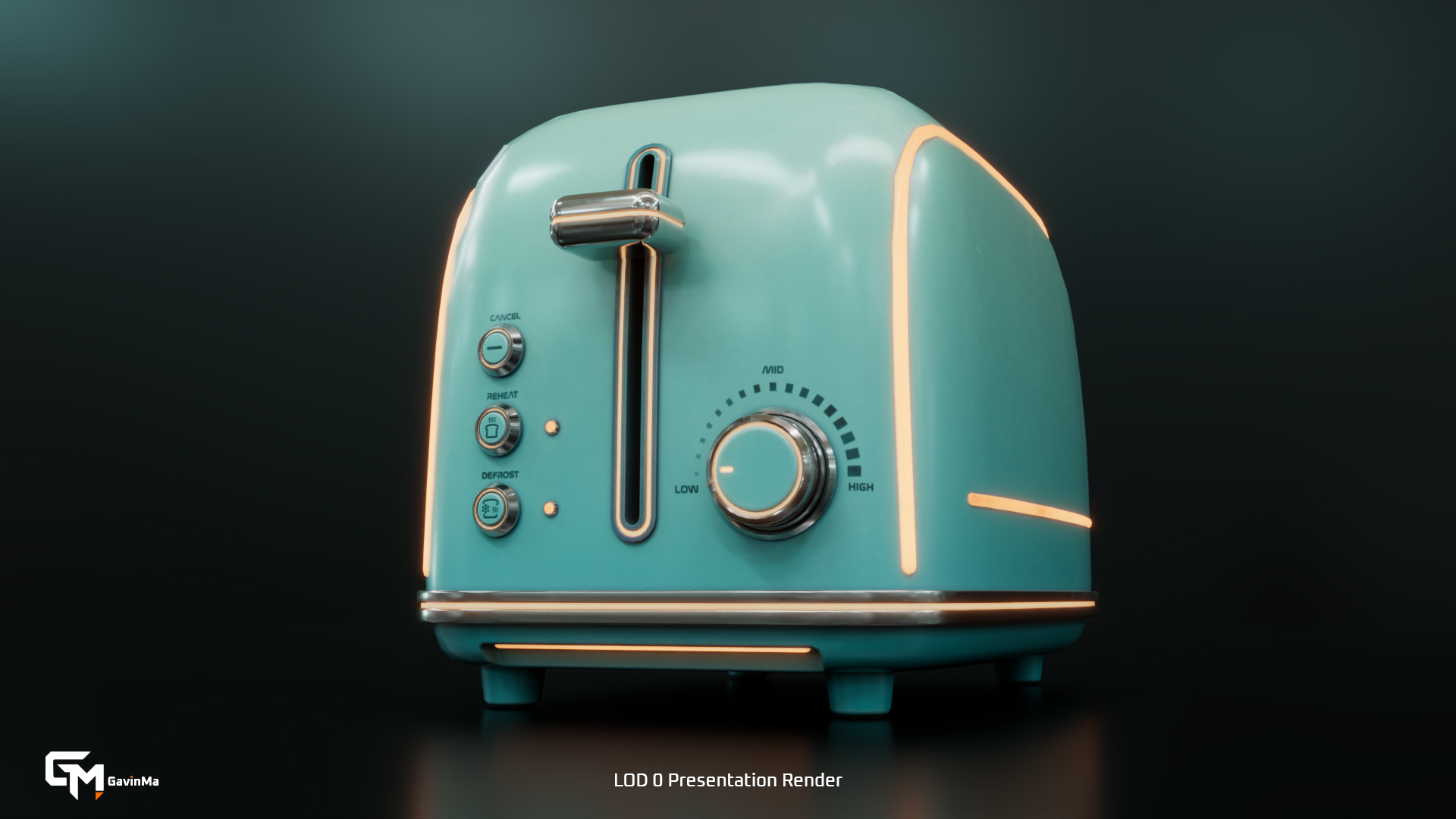 Retro Futuristic Toaster | Fab