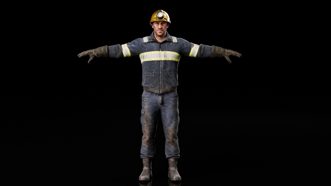 Media 1 for listing Realistic Miner - Rigged