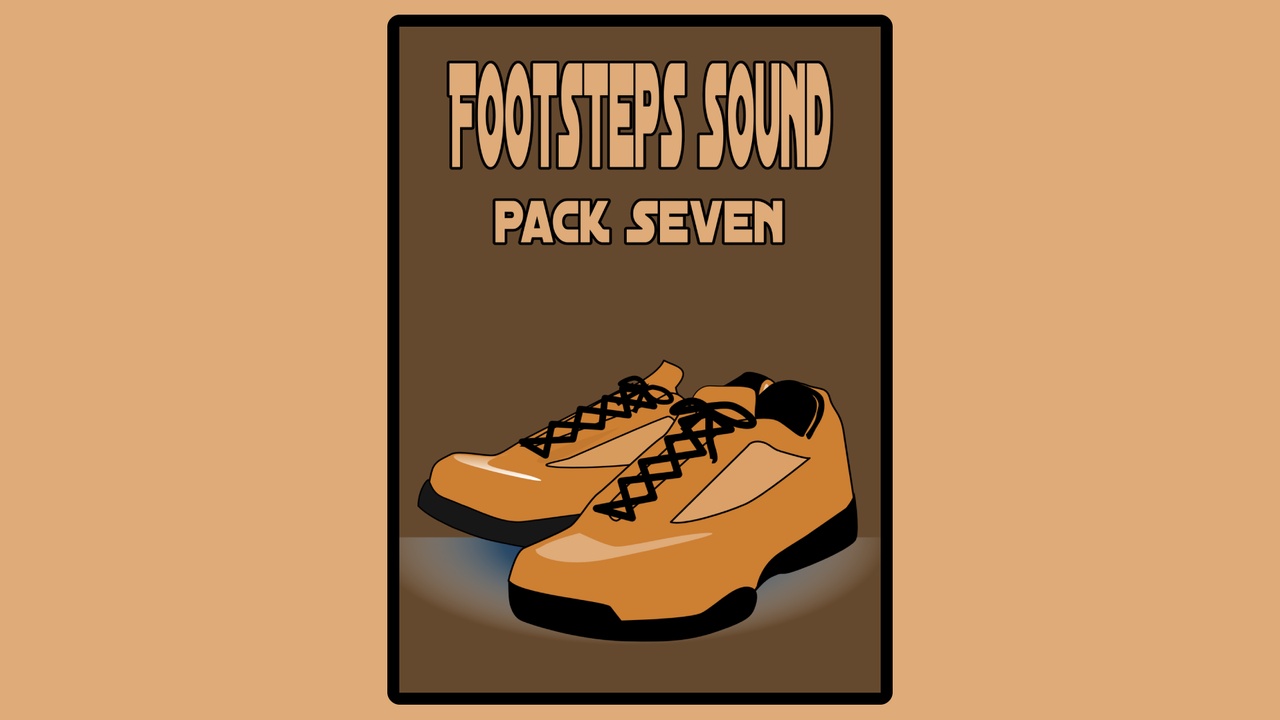 Media 1 for listing Footsteps Sound pack Seven