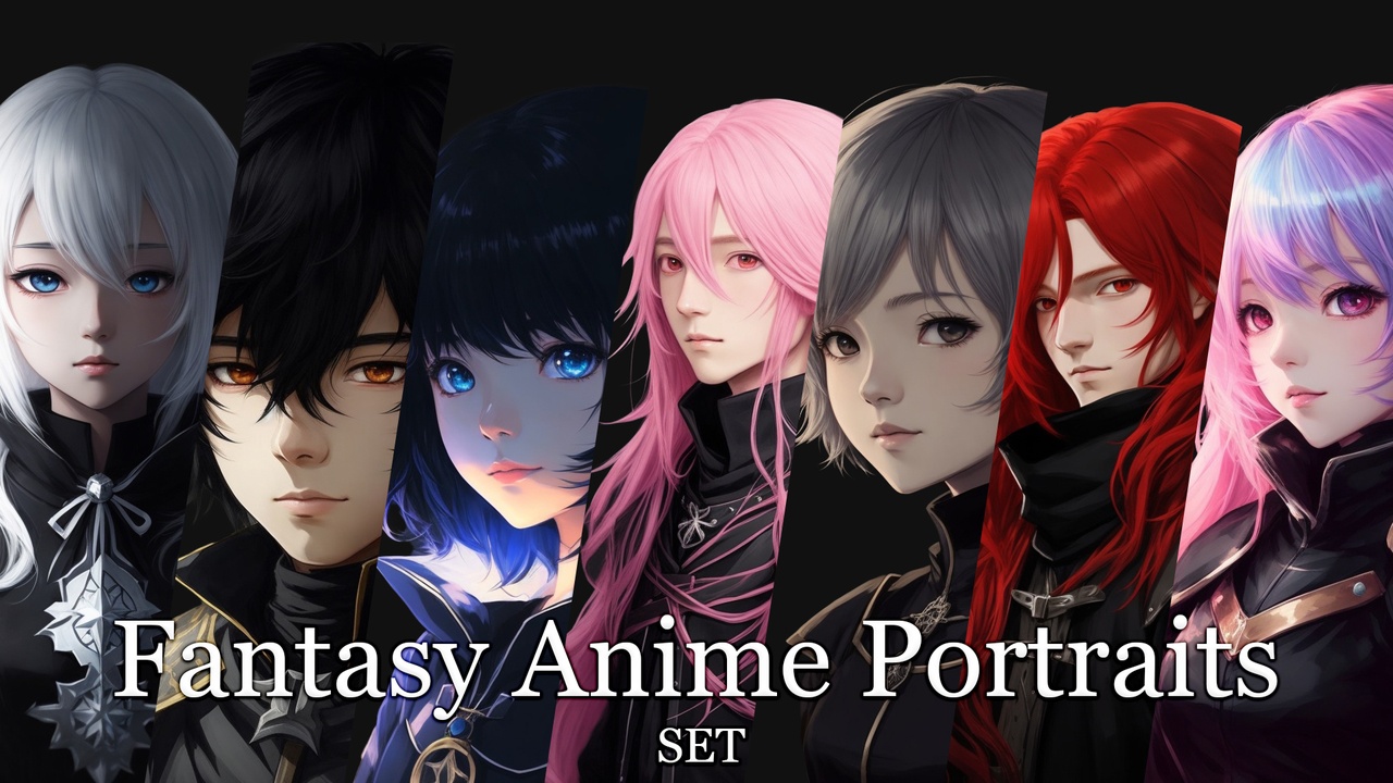 Media 1 for listing Fantasy Anime Portraits