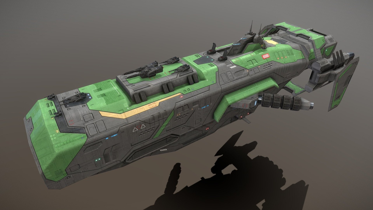 Media 1 for listing Perseus Class Battlecruiser Spaceship