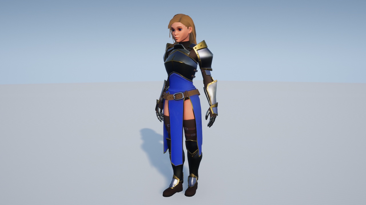Media 1 for listing Stylized Female Paladin