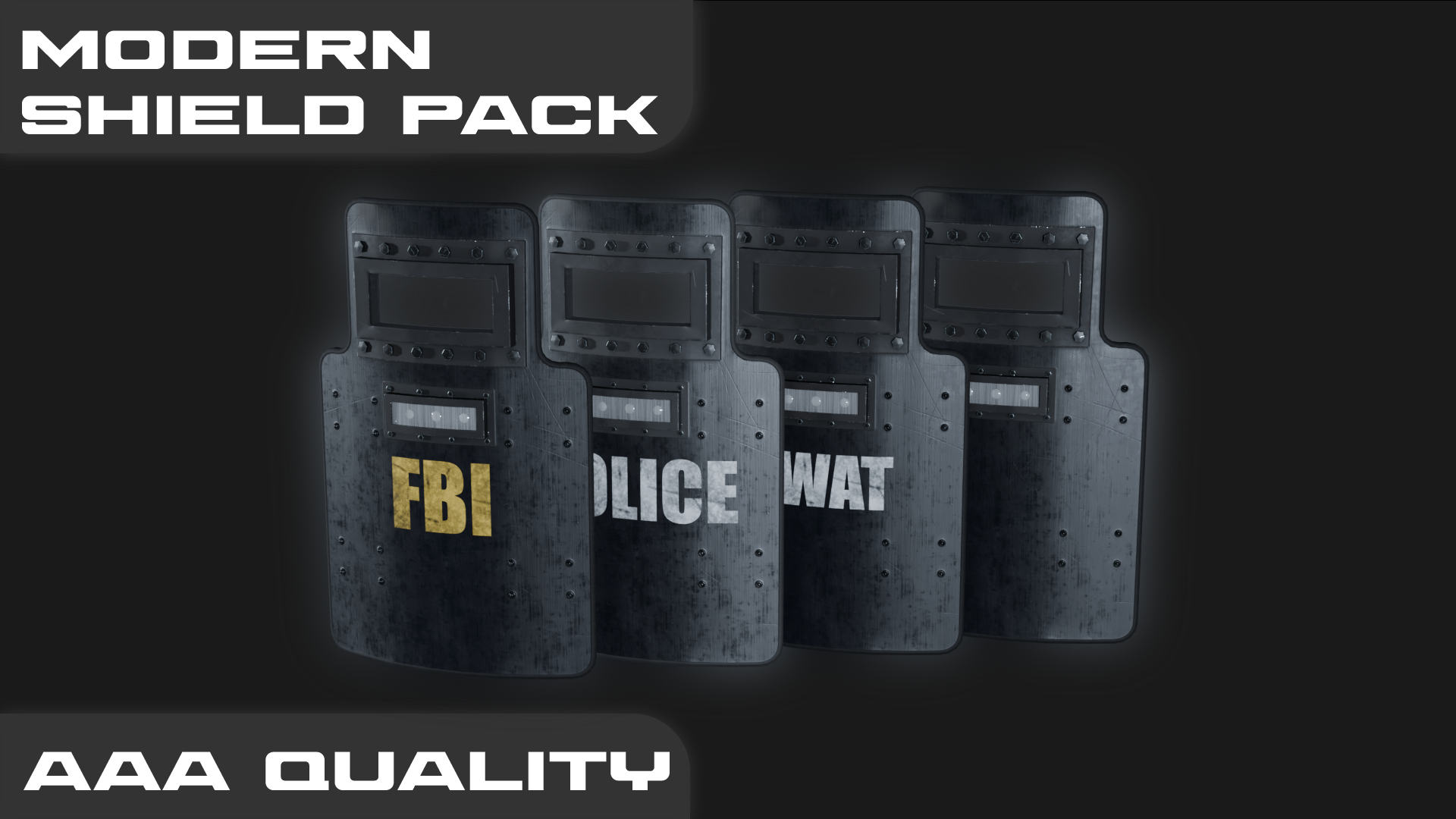 Modern Shield Pack [Game Ready] | Fab