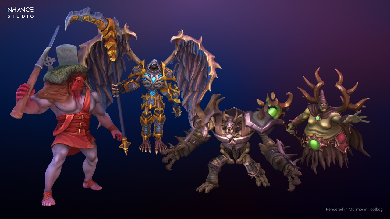 Media 1 for listing Stylized Fantasy Enemy NPC Bundle #2