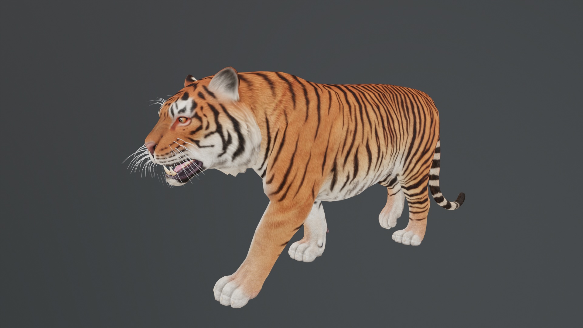 Tiger Unity Game Ready Realistic Tiger Rigged And Animated Pack (UE5 + Unity) | Fab
