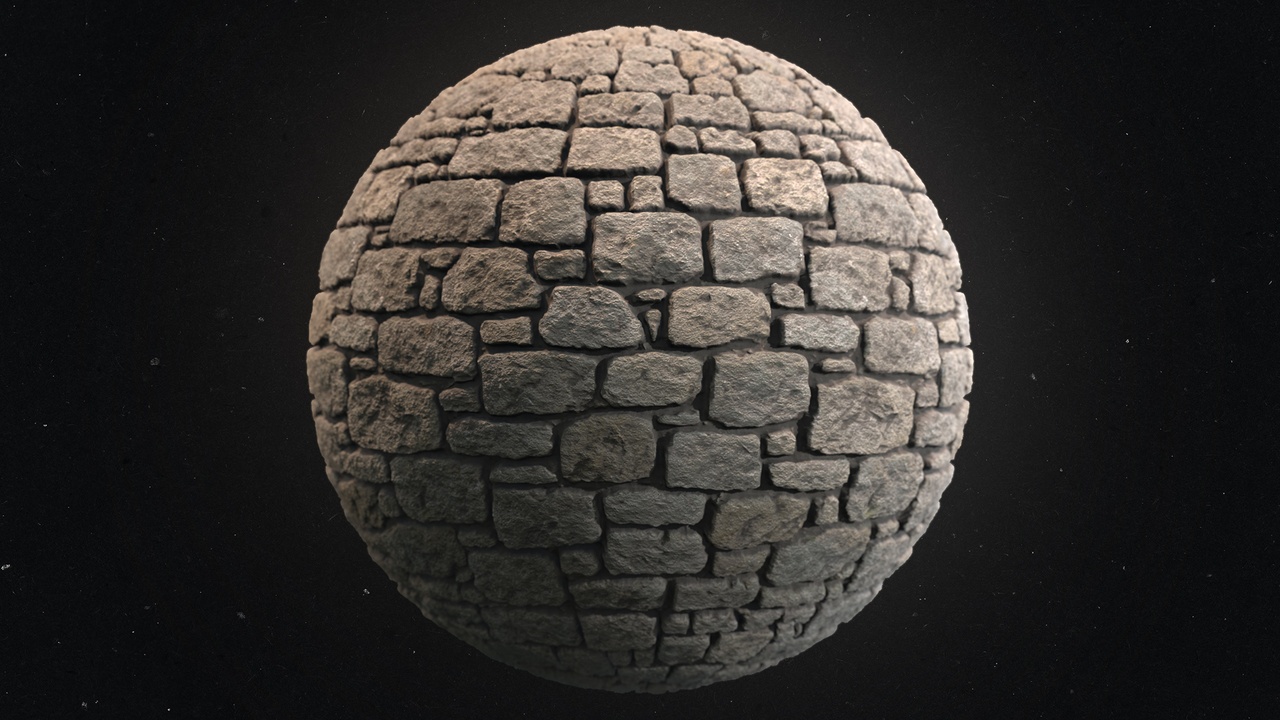Media 1 for listing Stone Wall Material 01 - High-Quality PBR Texture for Realistic Surfaces