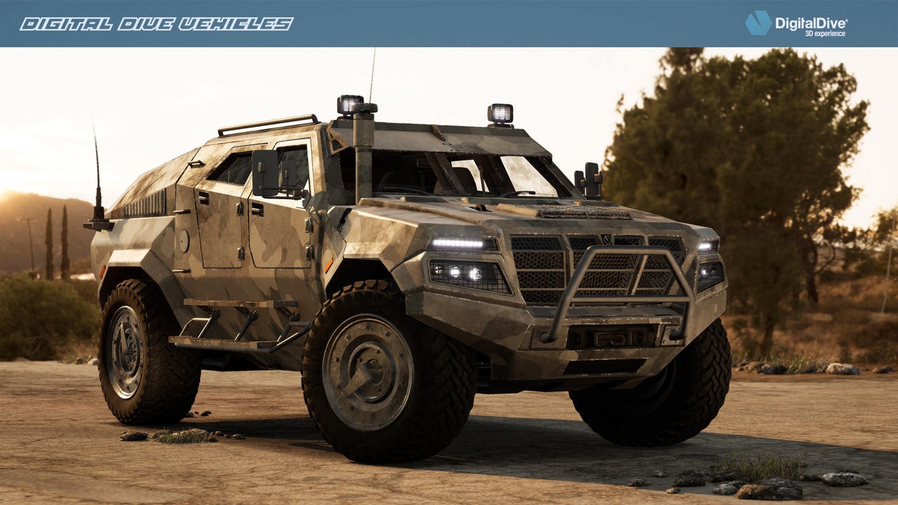 Media 1 for listing 3D Cars: Military Car