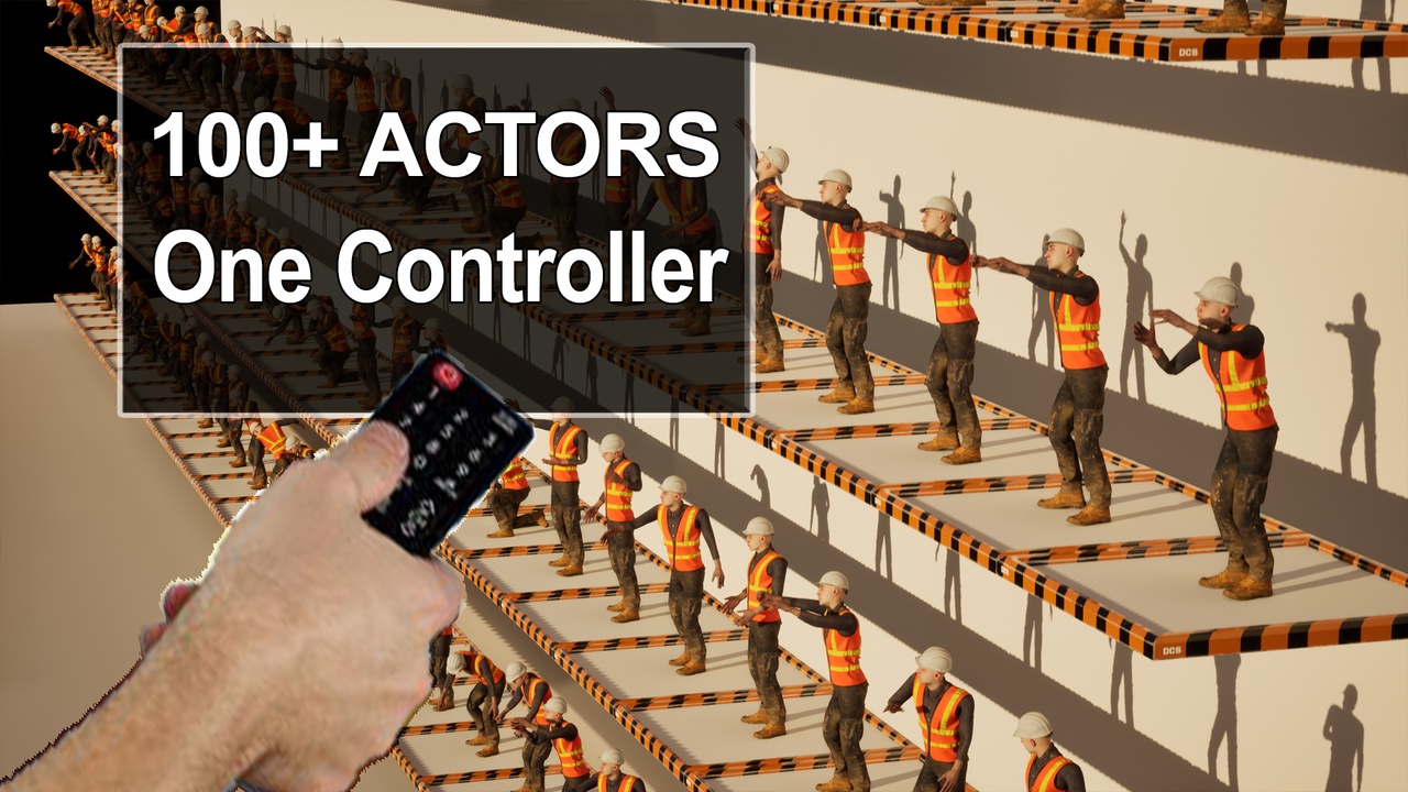 Media 1 for listing DCS Cine Multi-Actor Animation Controller v1.1 (Blueprint-Only)