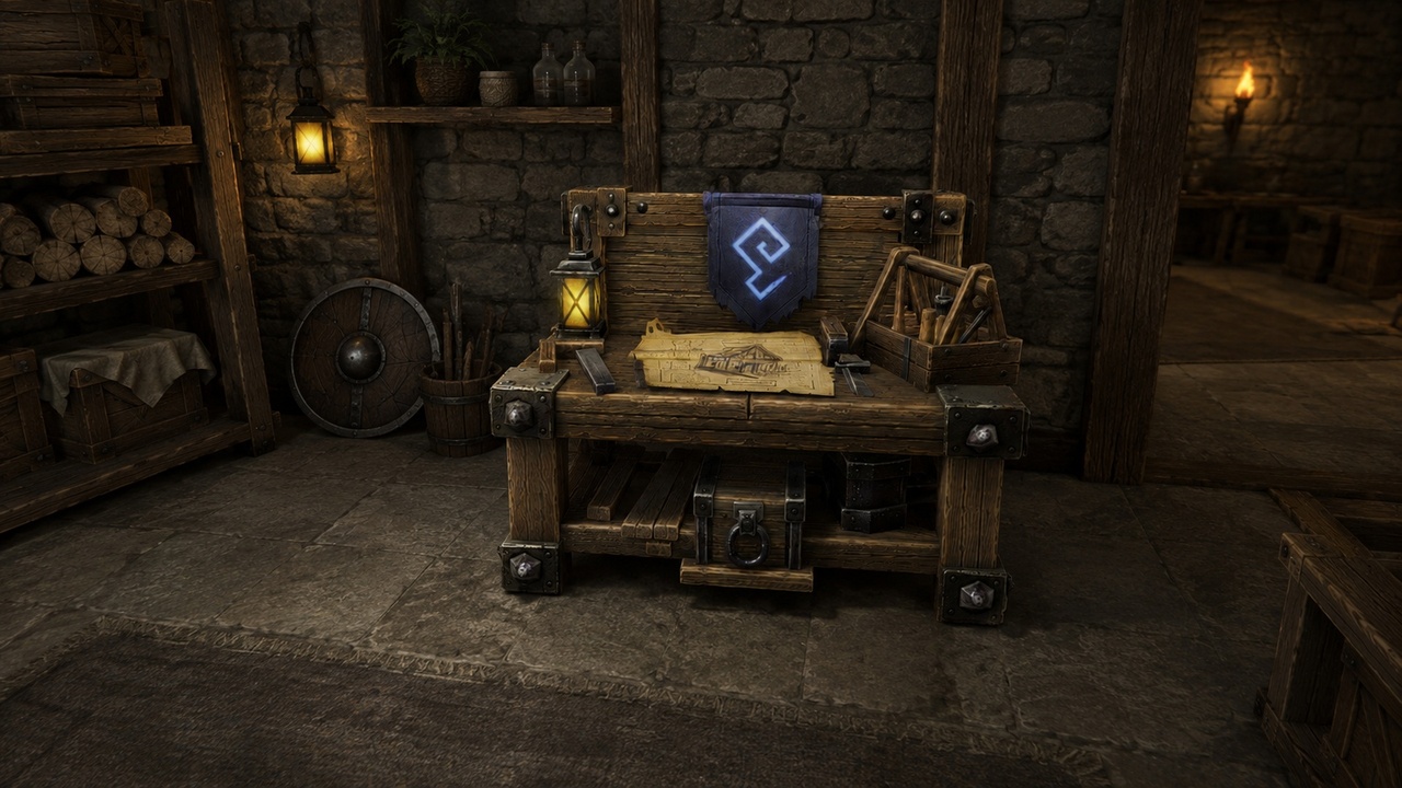 Media 1 for listing Runic Workshop – Stylized Fantasy Environment Prop