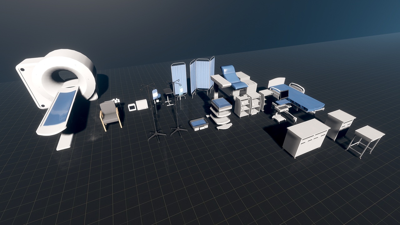 Media 1 for listing Hospital Props SET 1