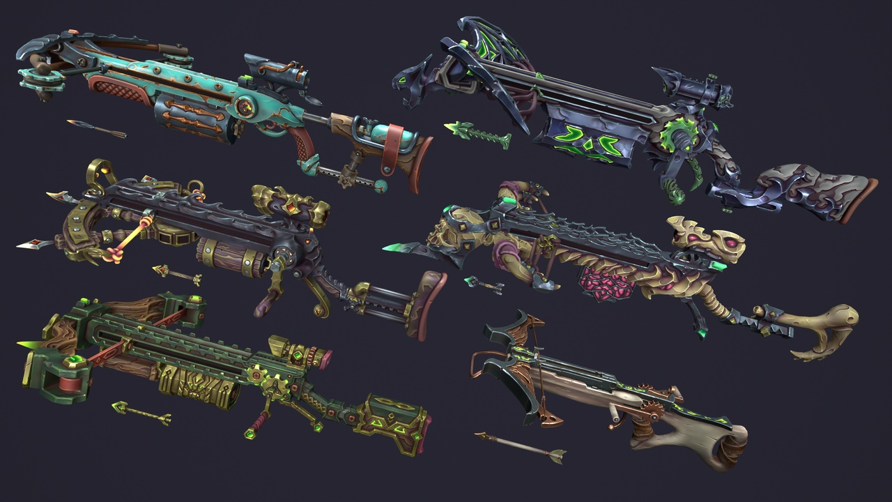 Media 1 for listing Stylized crossbows pack