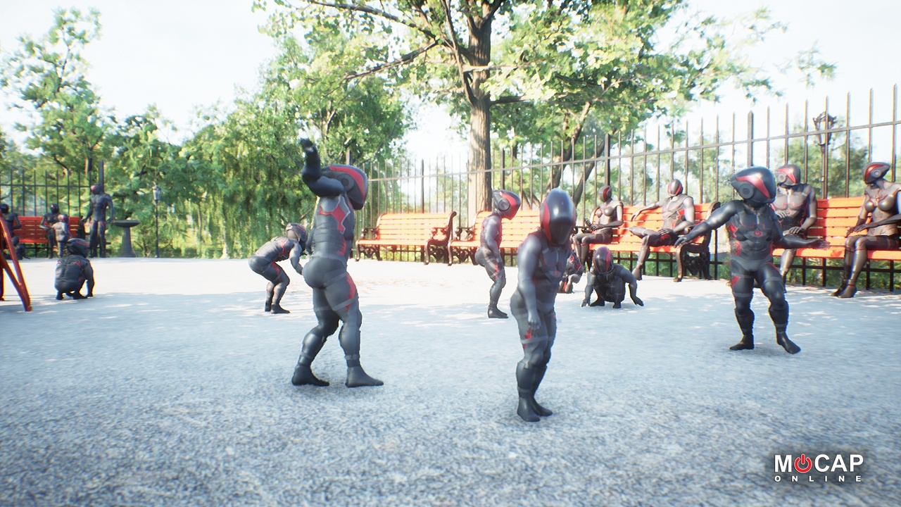 Media 1 for listing Children At Play - Mocap Pack