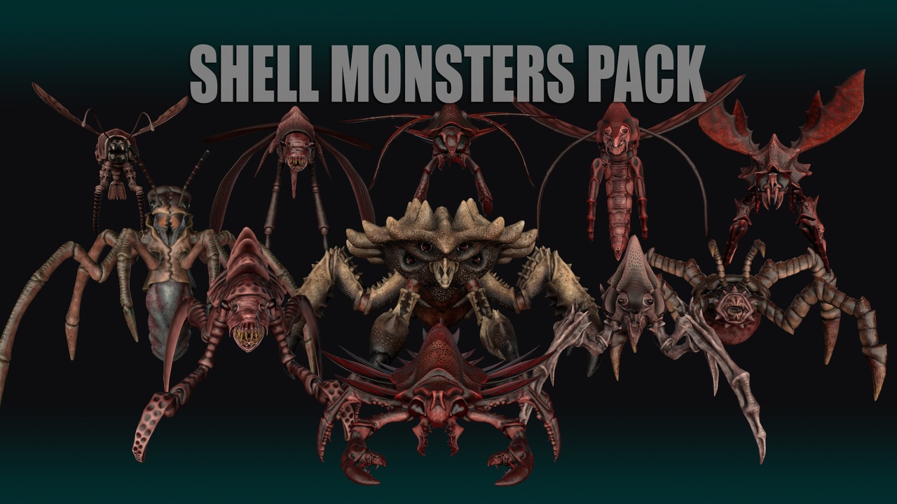 Media 1 for listing Shell Monsters Pack