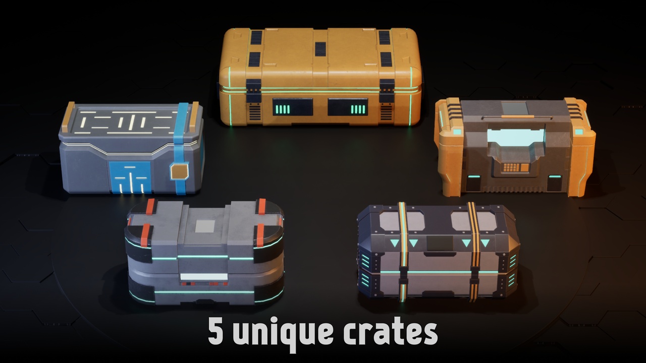 Media 1 for listing Sci-Fi Crates Lite