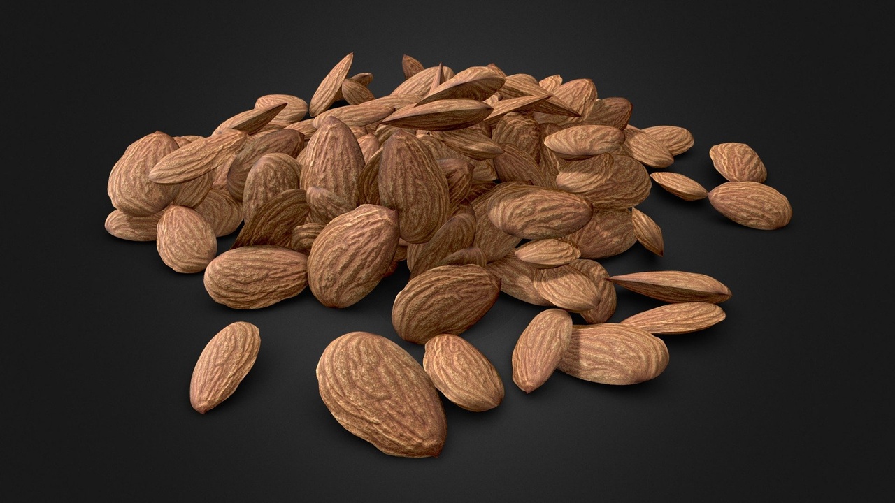 Media 1 for listing Almond Unshelled Lowpoly