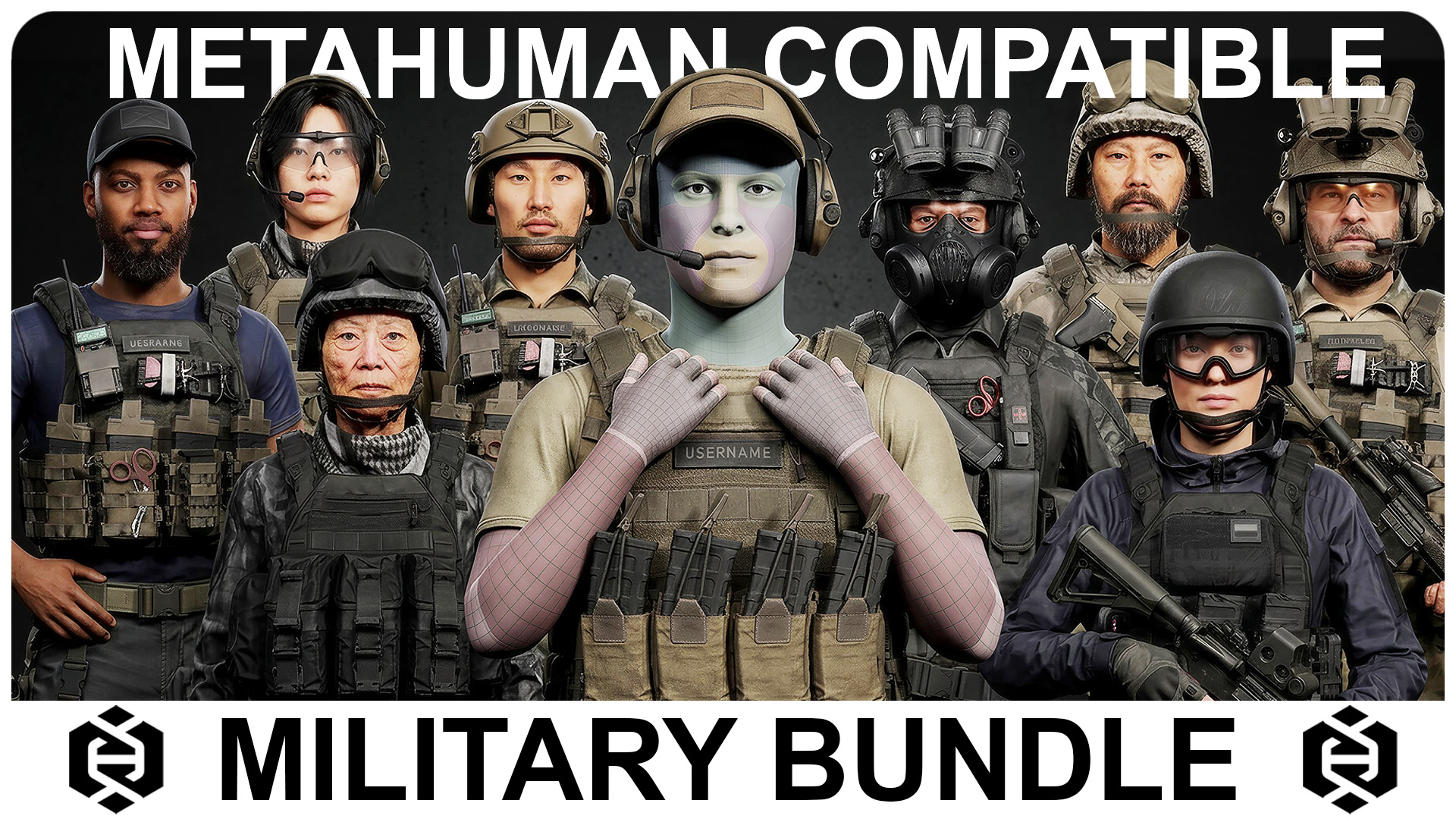 Military Bundle - Metahuman