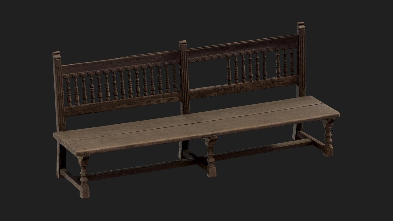 Media 1 for listing Old Wooden Bench