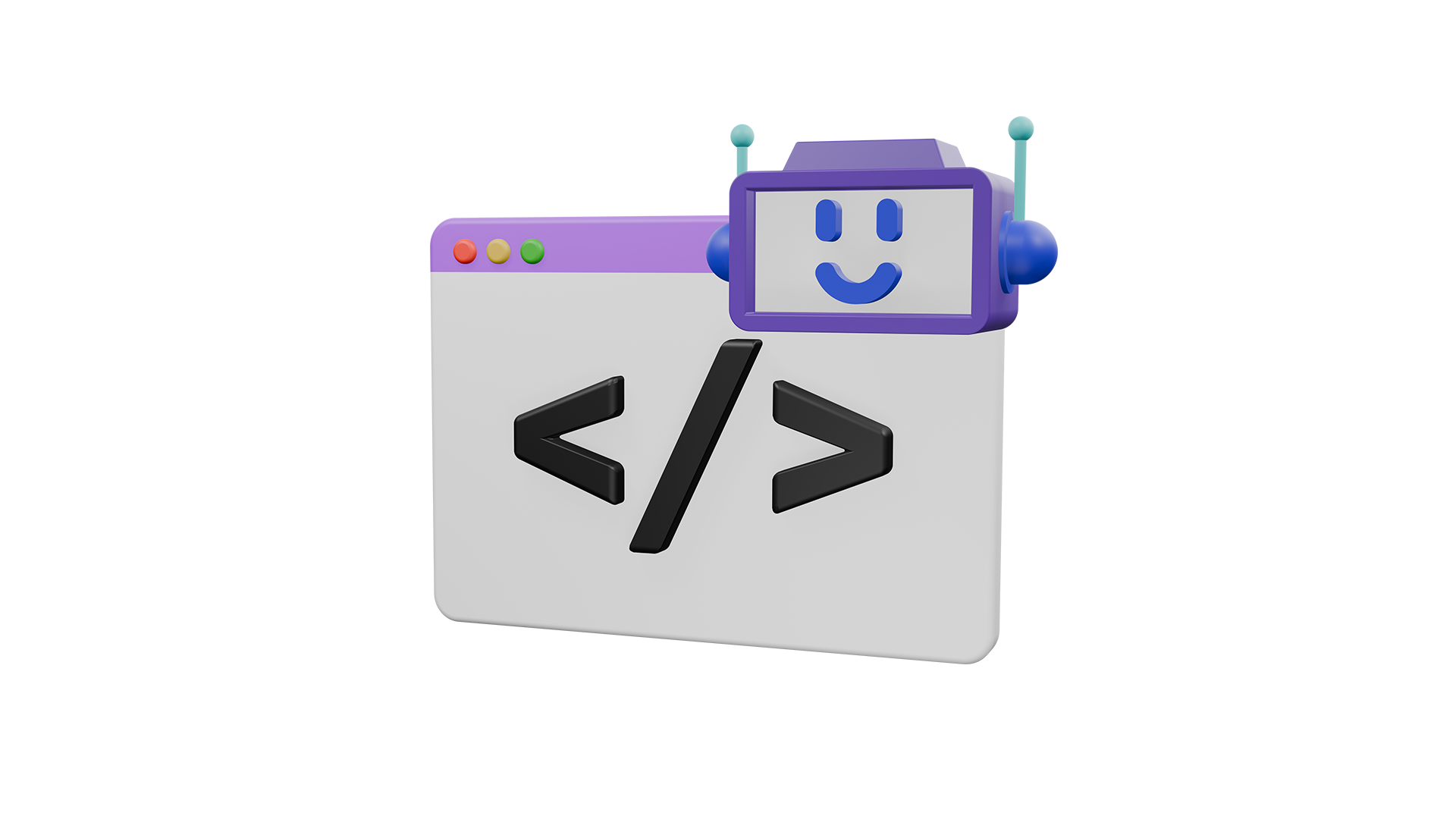AI Coding Assistant Icon | Fab