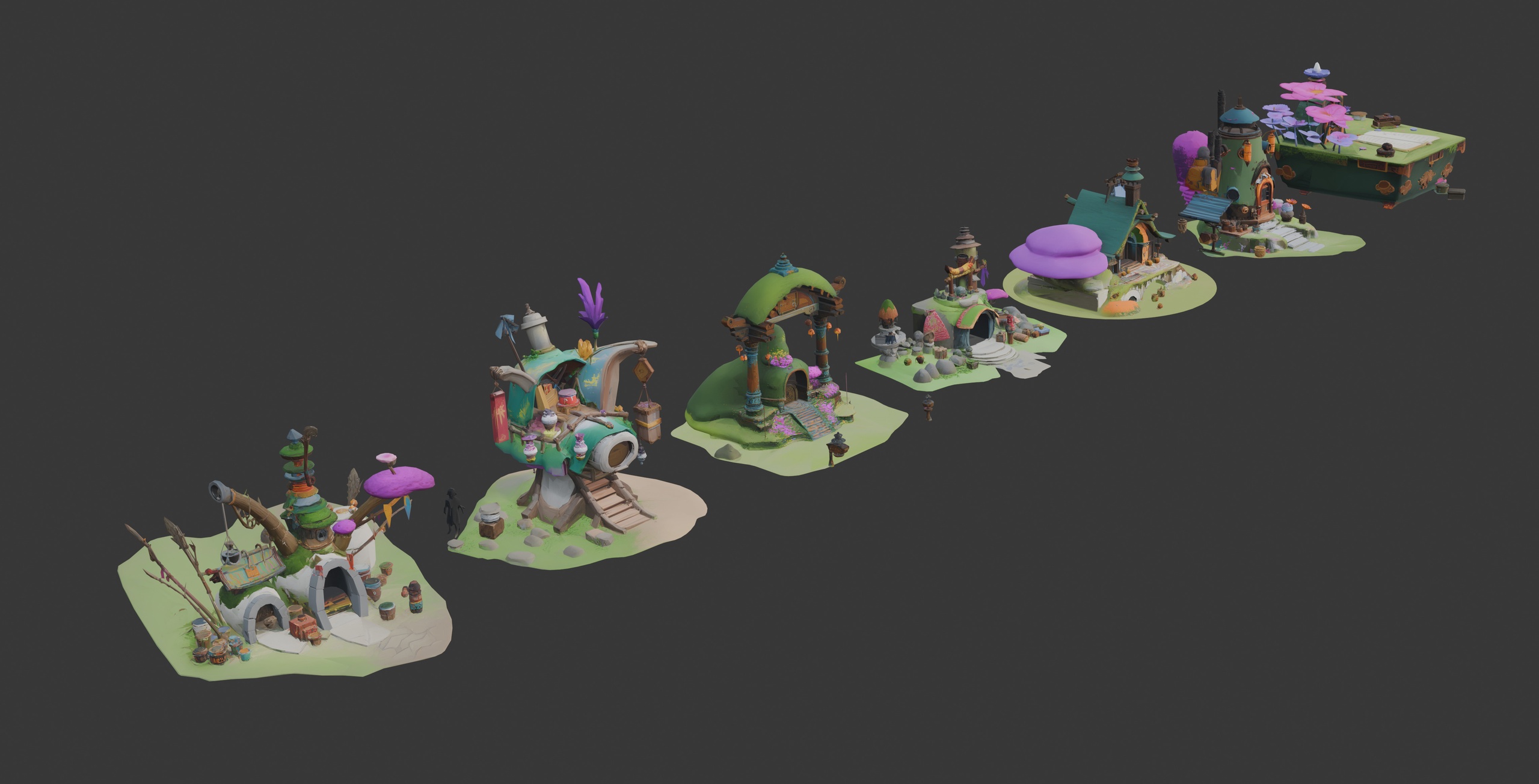 Media 1 for listing Fantasy Architecture Set