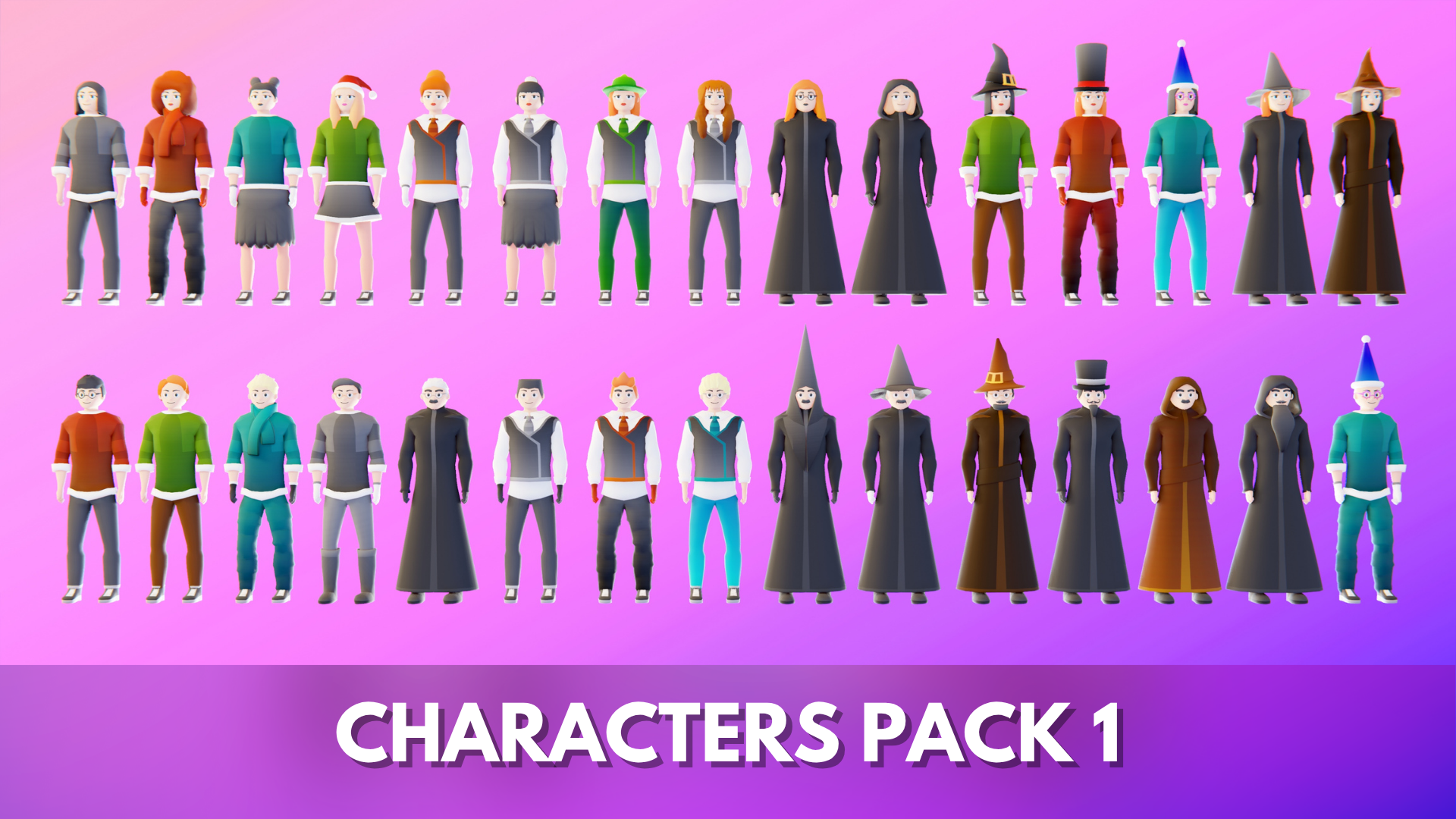 Casual Characters Pack 1 | Fab