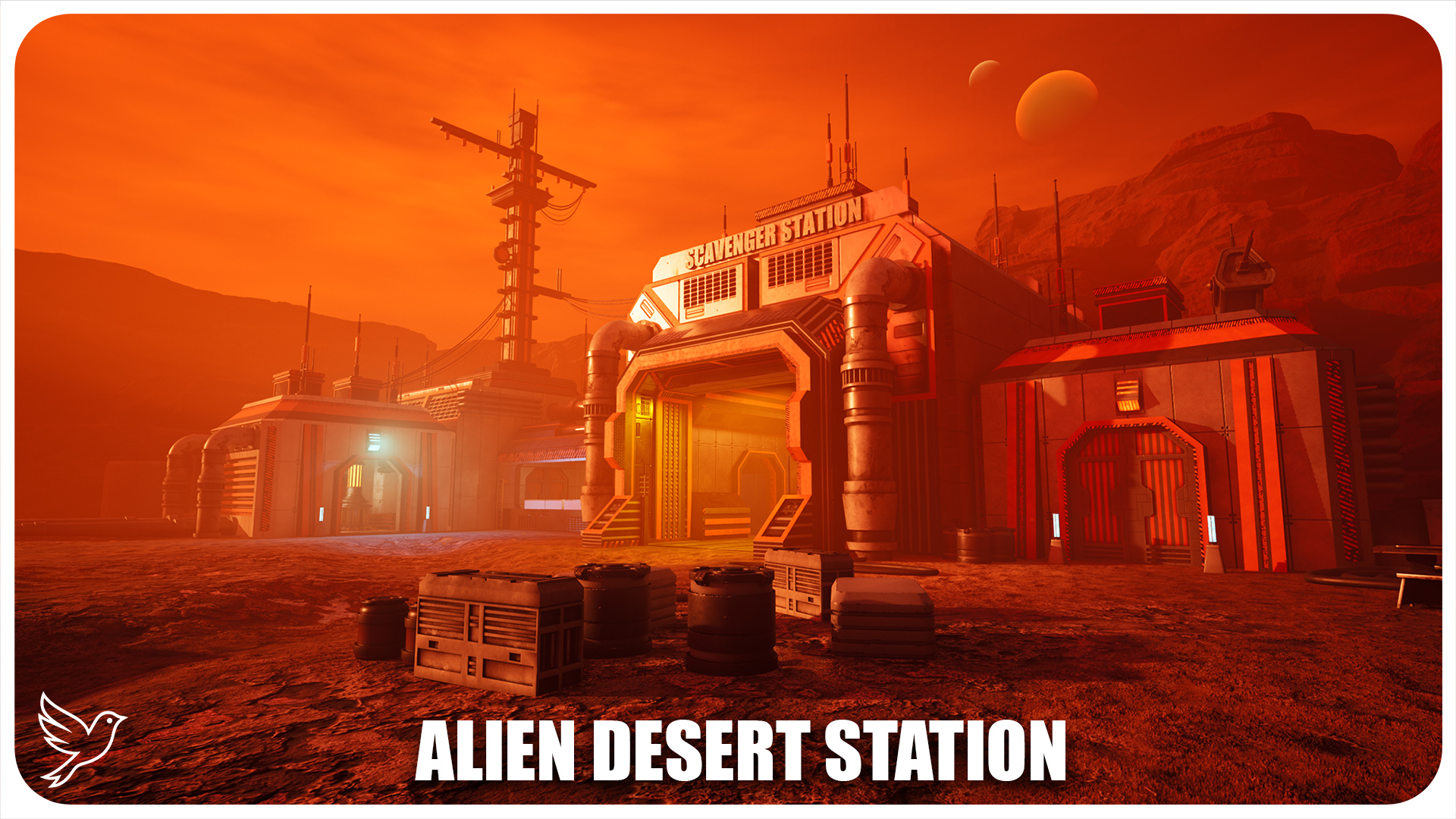 Alien Desert Station | Fab