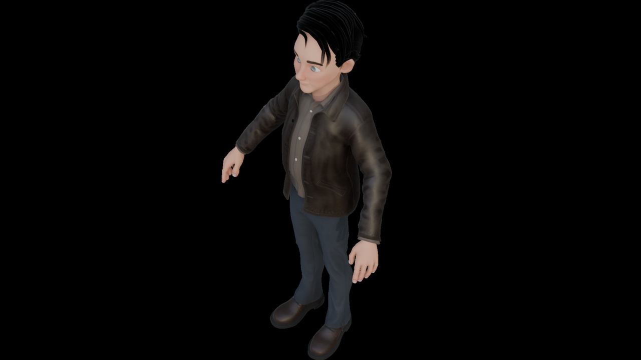 Media 1 for listing Young Male Toon in Casual Jacket