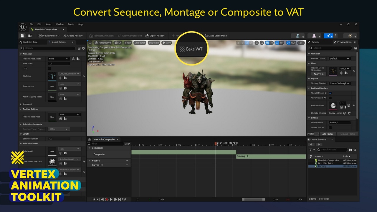 Media 1 for listing Vertex Animation Toolkit