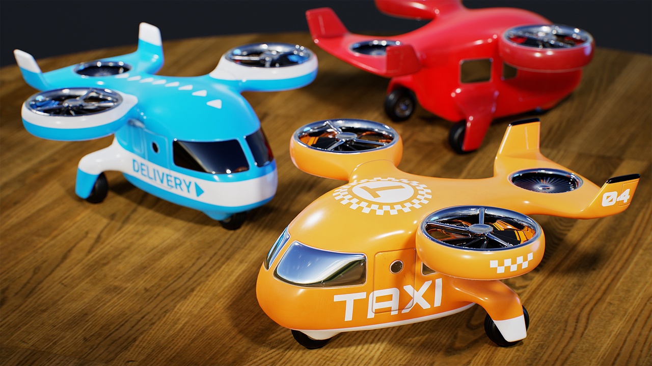 Multimedia 1 para anuncio Stylized Drone Toy