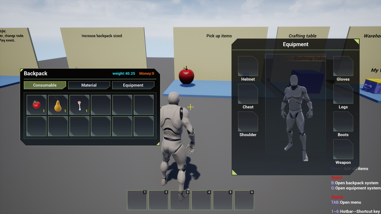 File multimediali per l'articolo Advanced Inventory System: 1